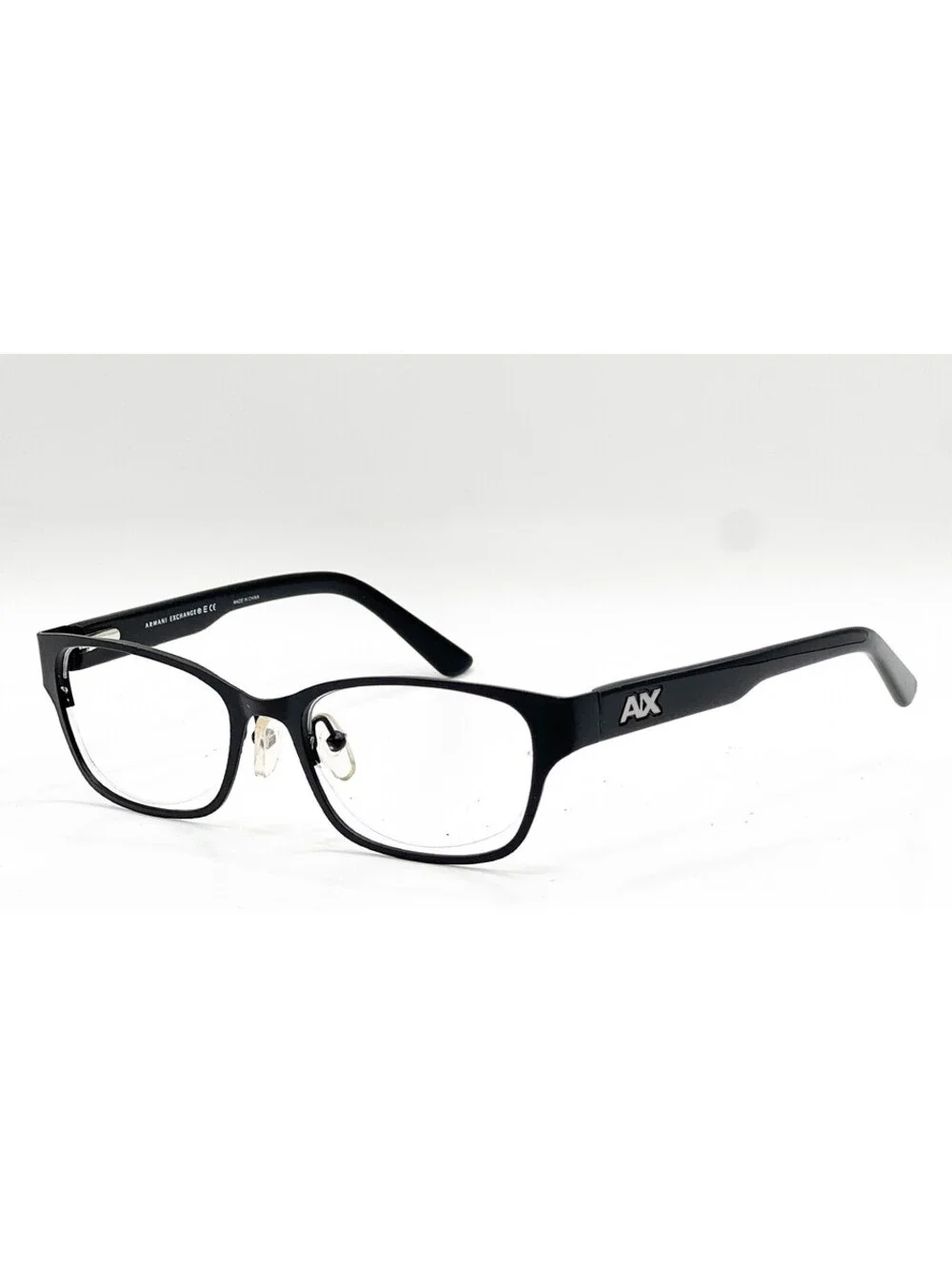 Armani Exchange Ax 1013 6053 Satin Black/Black Authentic Eyeglasses 50-18-135
